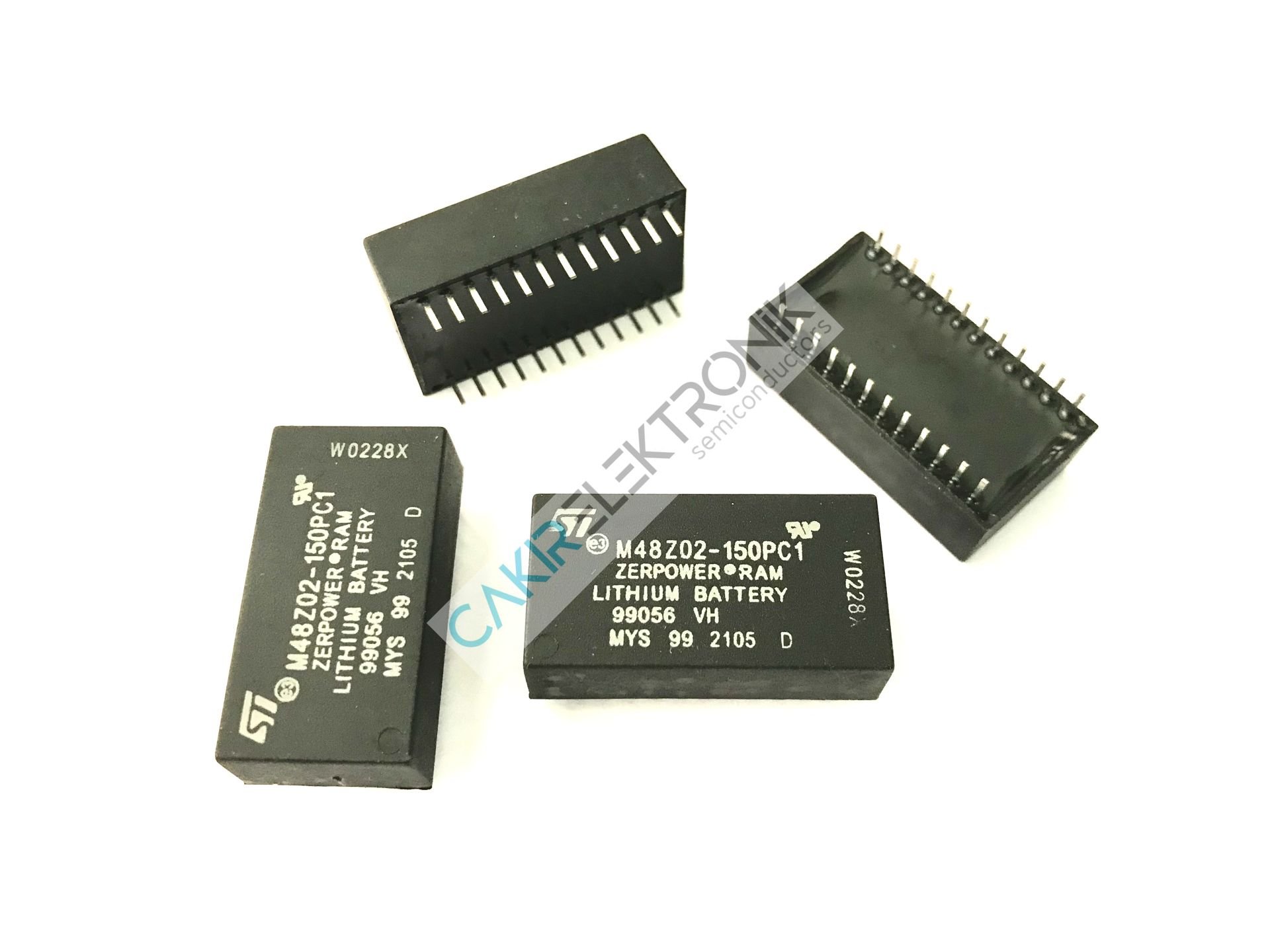 M48Z02-150PC1 - M48Z02 -5 V, 16 Kbit (2 Kb x 8) ZEROPOWER® SRAM