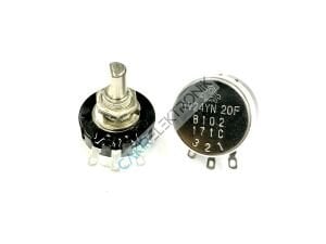 RV24YN20FB102 - 1KR POT  RV24YN20FB - RV24YN 20F B102 - RV24 SERIES
