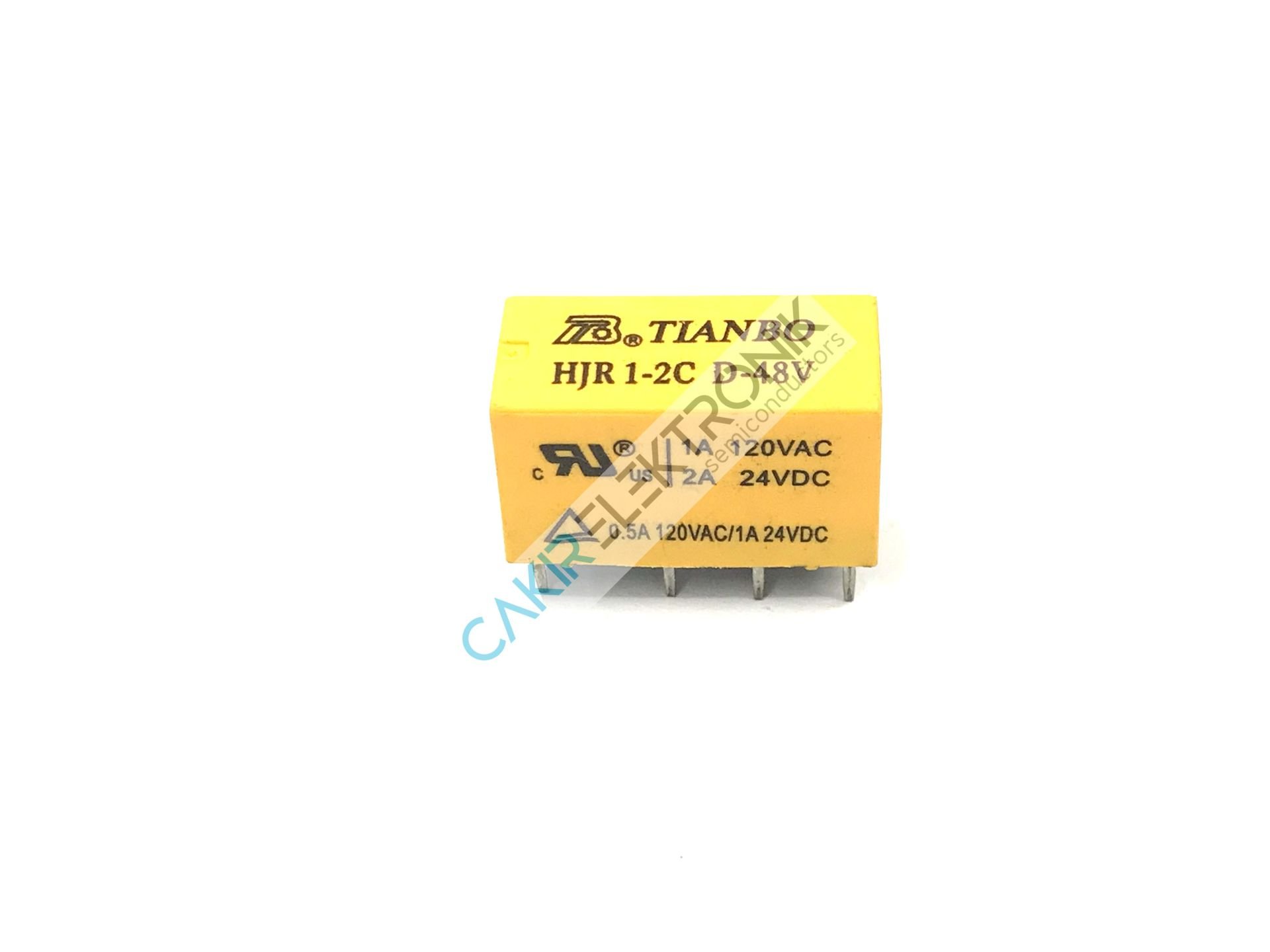 HJR1-2C  48V. - HTD2-DC48V-STG - TELEKOM RÖLE - HJR1-2C-D-48VDC-S-ZY