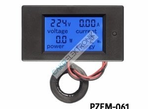 PZEM061 - PZEM-061 - PZEM -  220V. 100A. 22KW AC AMPER,VOLTMETRE,WATMETRE [ AKIM TRAFOLU ]