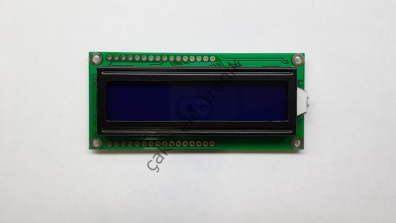 ATM1602A-NS-BBW 2X16 LCD DISPLAY (MAVİ) ATM1602A