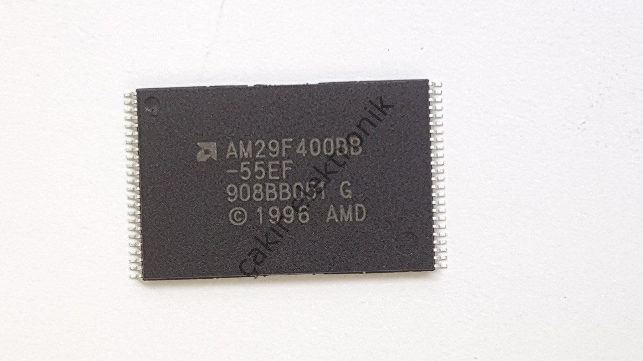 29F400BB-55EF - AM29F400BB - AM29F400 4 Megabit (512 K x 8-Bit/256 K x 16-Bit) CMOS 5.0 Volt-only Boot Sector Flash Memory - TSOP48