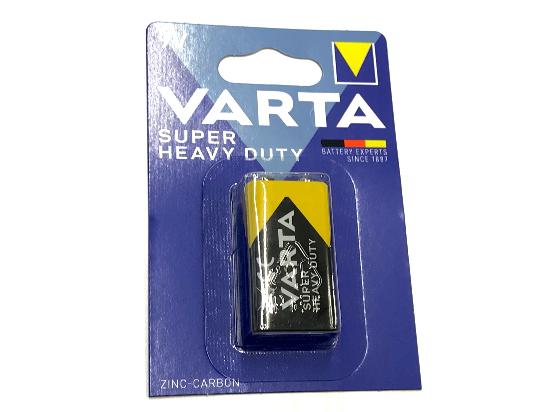 9V / 6F22  PİL 9 VOLT VARTA PİL  17X25X48 MM - 9V PİL , 9 VOLT VARTA BATTERY