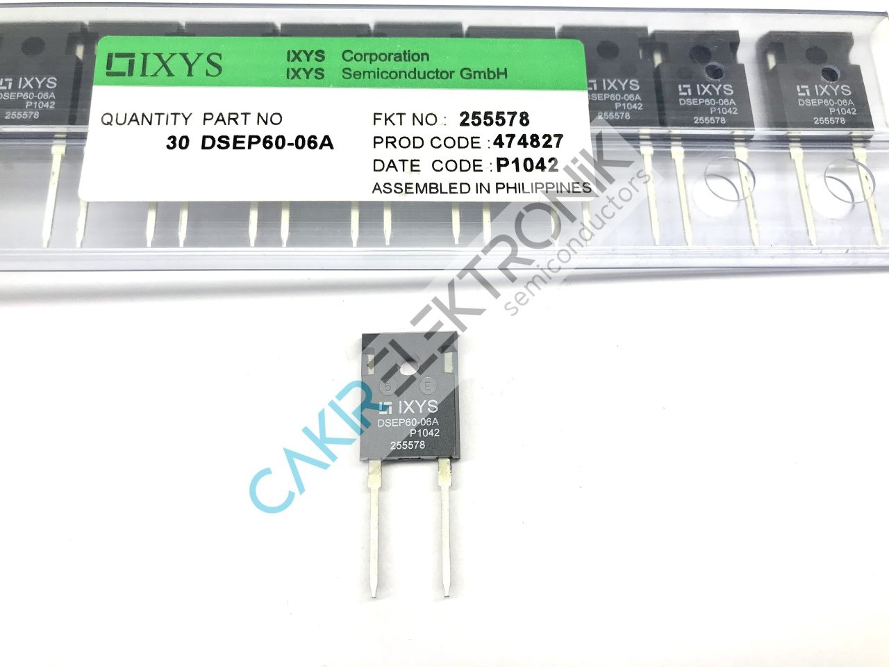 DSEP60-06A  DSEP 60-60A , 60A. 600V , DSEP60-06 35NS HIZLI DİYOT