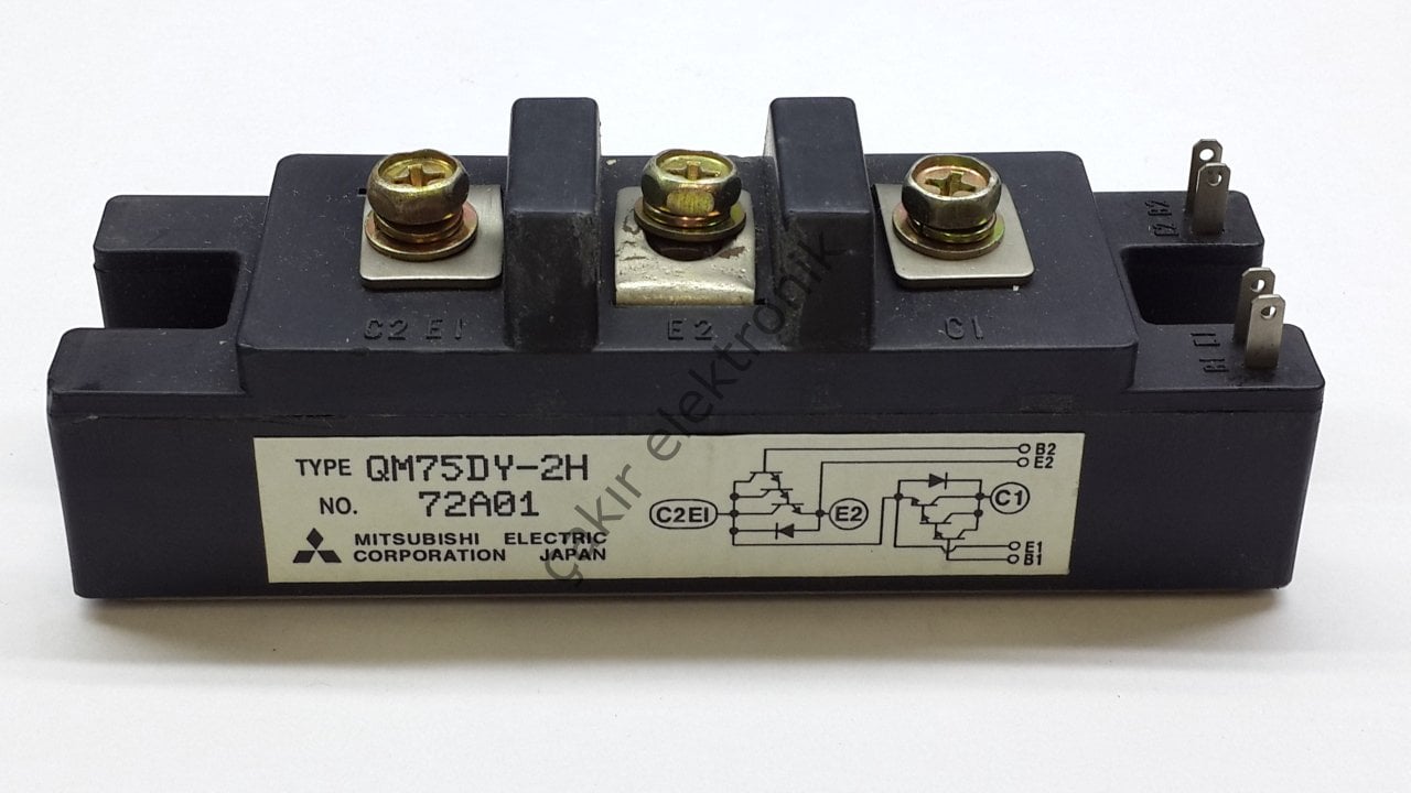 QM75DY-2H ,MITSUBISHI TRANSISTOR MODULES  75A.  1000V.