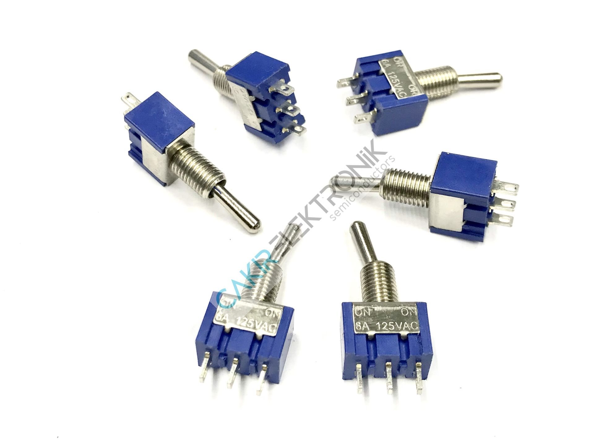 MTS-102 -MTS-1 , MTS102 , MTS1 , 3A 250VAC ANAHTAR ON ON 3P  Toogle switch