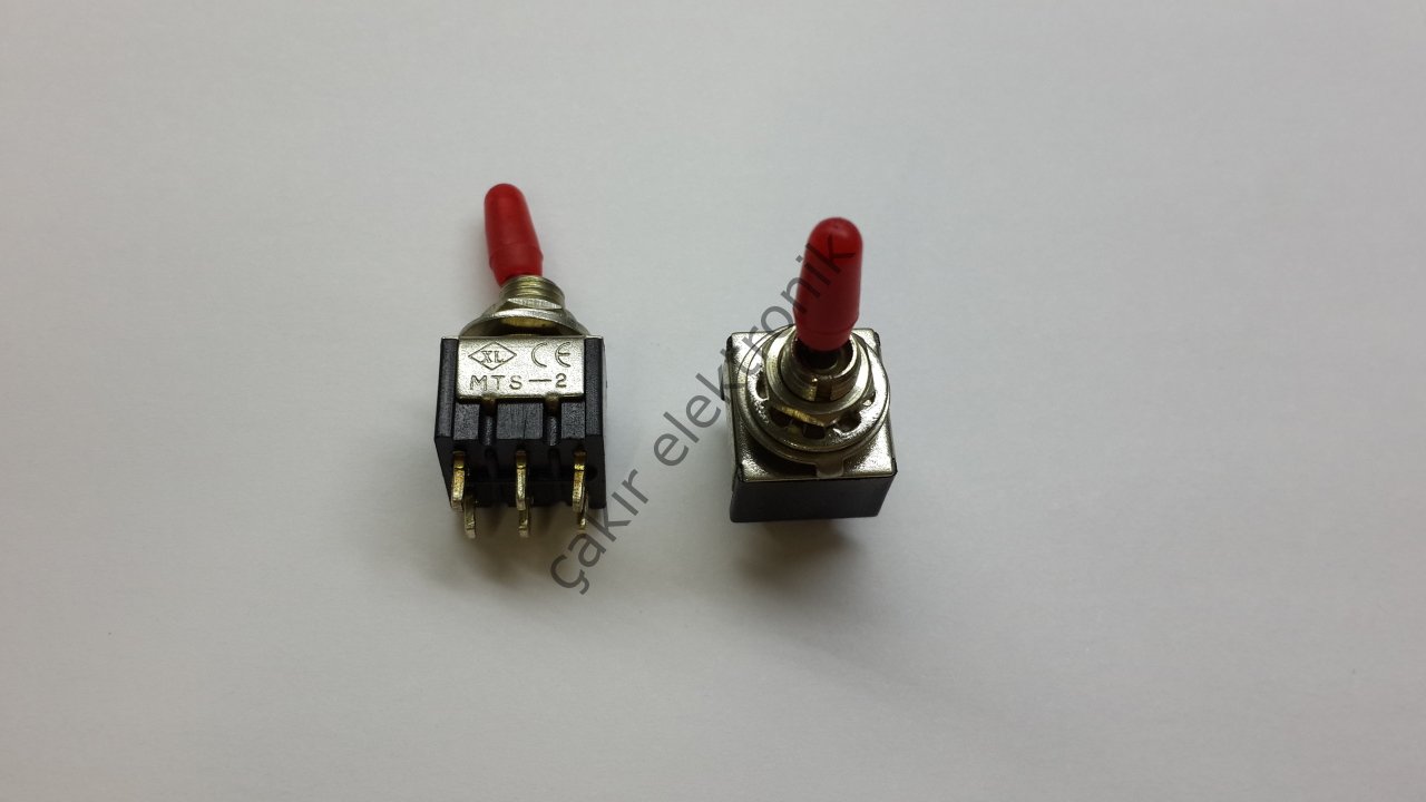 MTS-202 3A 250VAC ANAHTAR ON (ON) 2P , Toogle switch