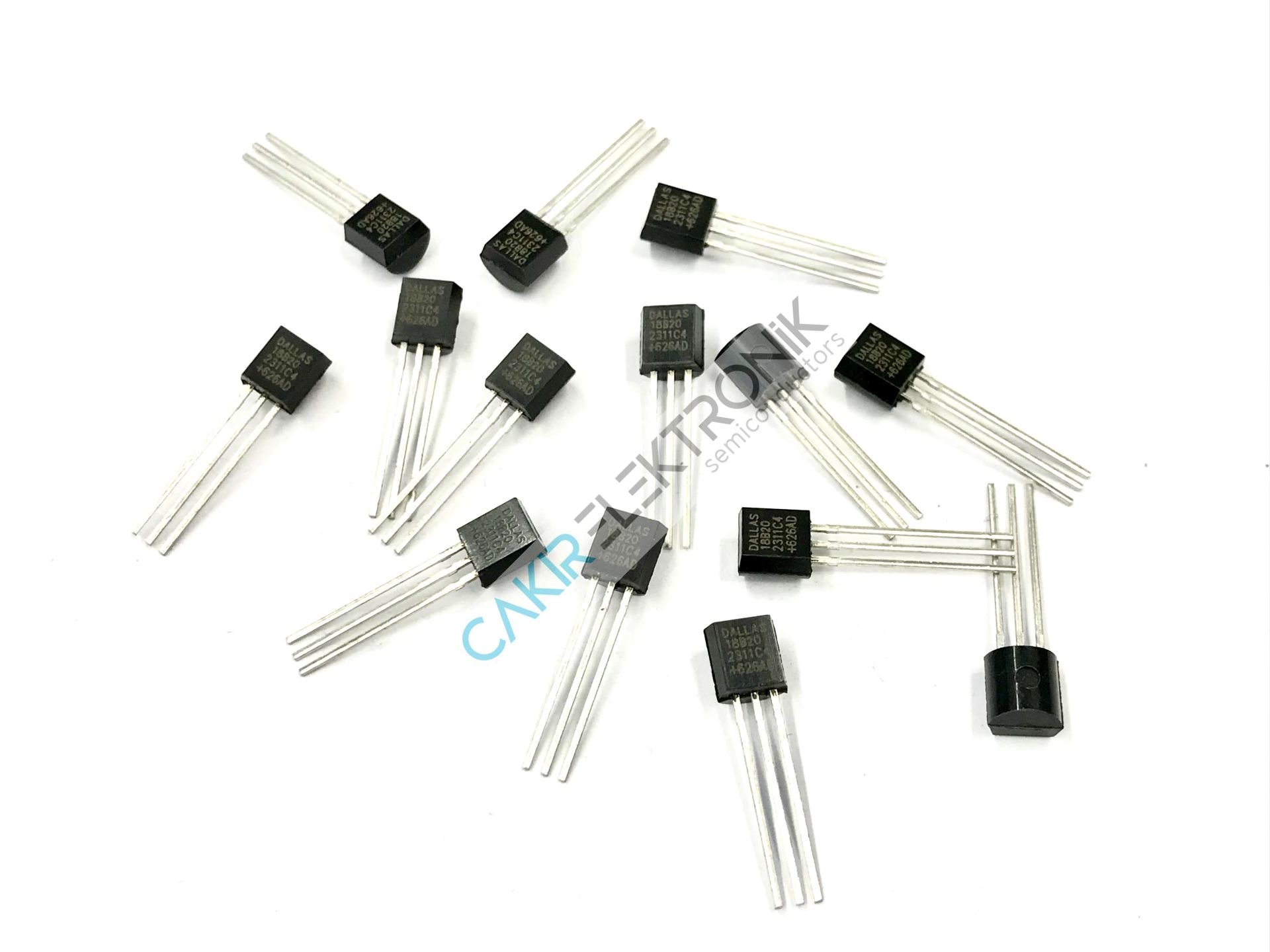DS18B20 - 18B20 -  Programmable Resolution 1-Wire Digital Thermometer - TO-92