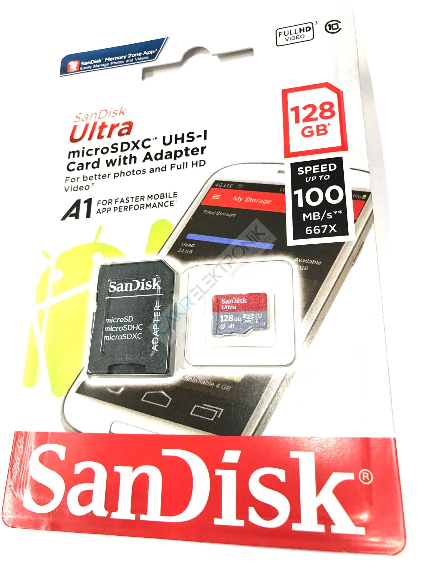 SANDiSK 128GB HAFIZA KARTI 128GB
