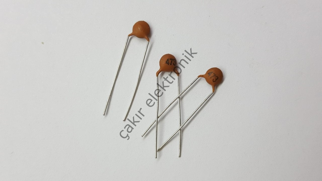 47NF -  473 -  (10 ADET) MERCİMEK KONDANSATÖR