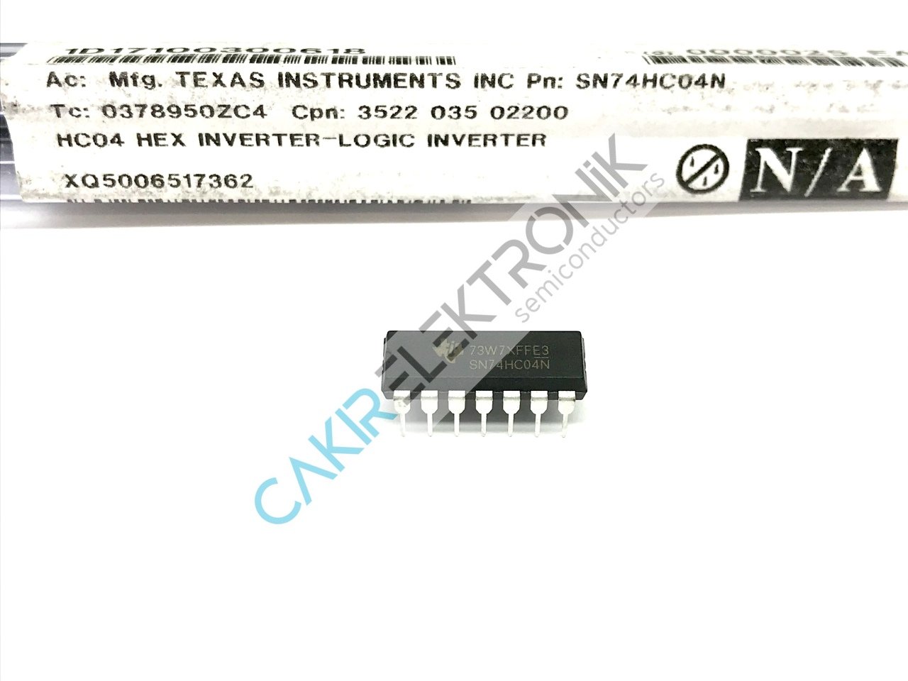 74HC04N  - SN74HC04N - 74HC04 DIP HEX INVERTERS