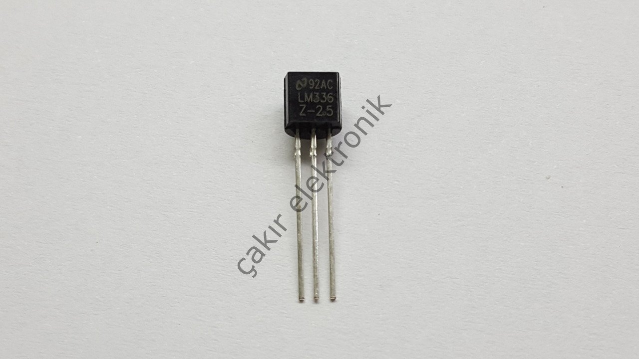 LM336Z-2.5 - LM336Z25 - LM336Z-2,5  2.5V 10mA Programlanabilir  Regülatörü