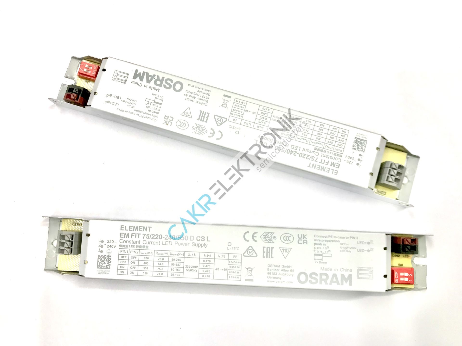 OSRAM ELEMENT EM FIT 75/220-240/550 D CS L ,  EMFIT75 , 75W 200-550MA