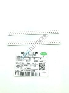 0R - 0 OHM  - 0603 - 0 - SMD DİRENÇ %5 25 ADETTİR