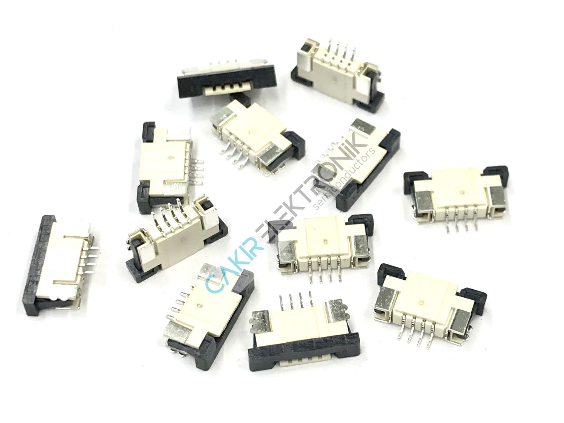 FFC SOCKET DR/UP 1.0MM-4P - FFC SOKET DR/UP 1.0MM-4PIN , FFC KONNEKTÖR 4PIN 1.0MM , FFC CONNECTOR 1MM