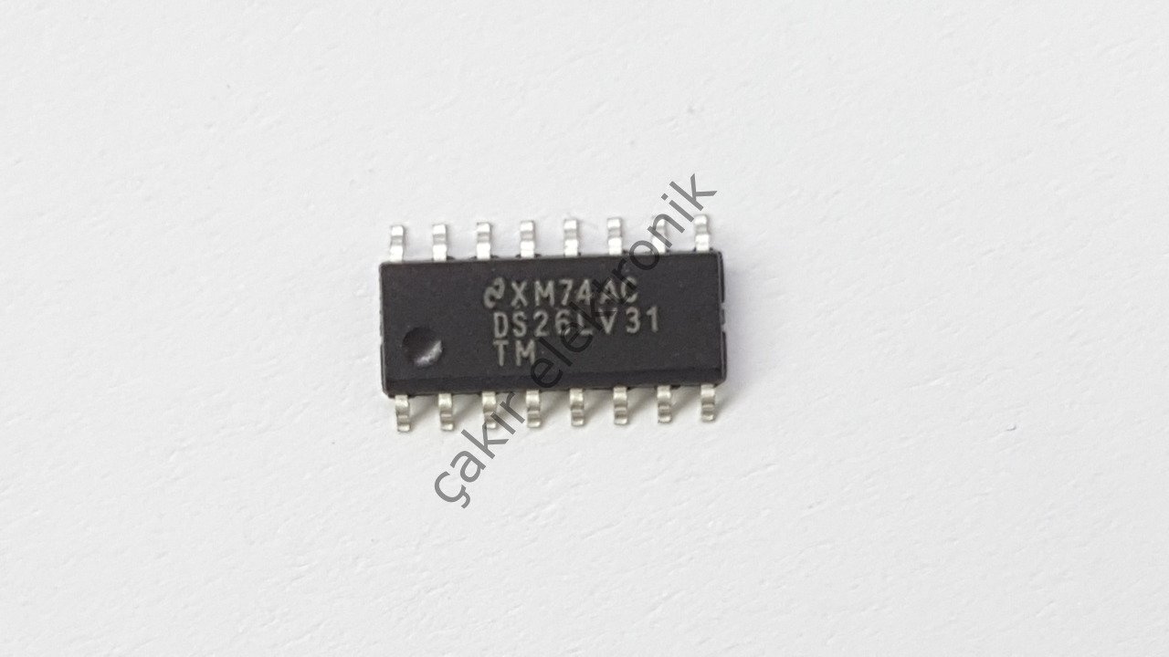 26LV31 - DS26LV31TM - DS26LV31TMX -  3-V Enhanced CMOS Quad Differential Line Driver