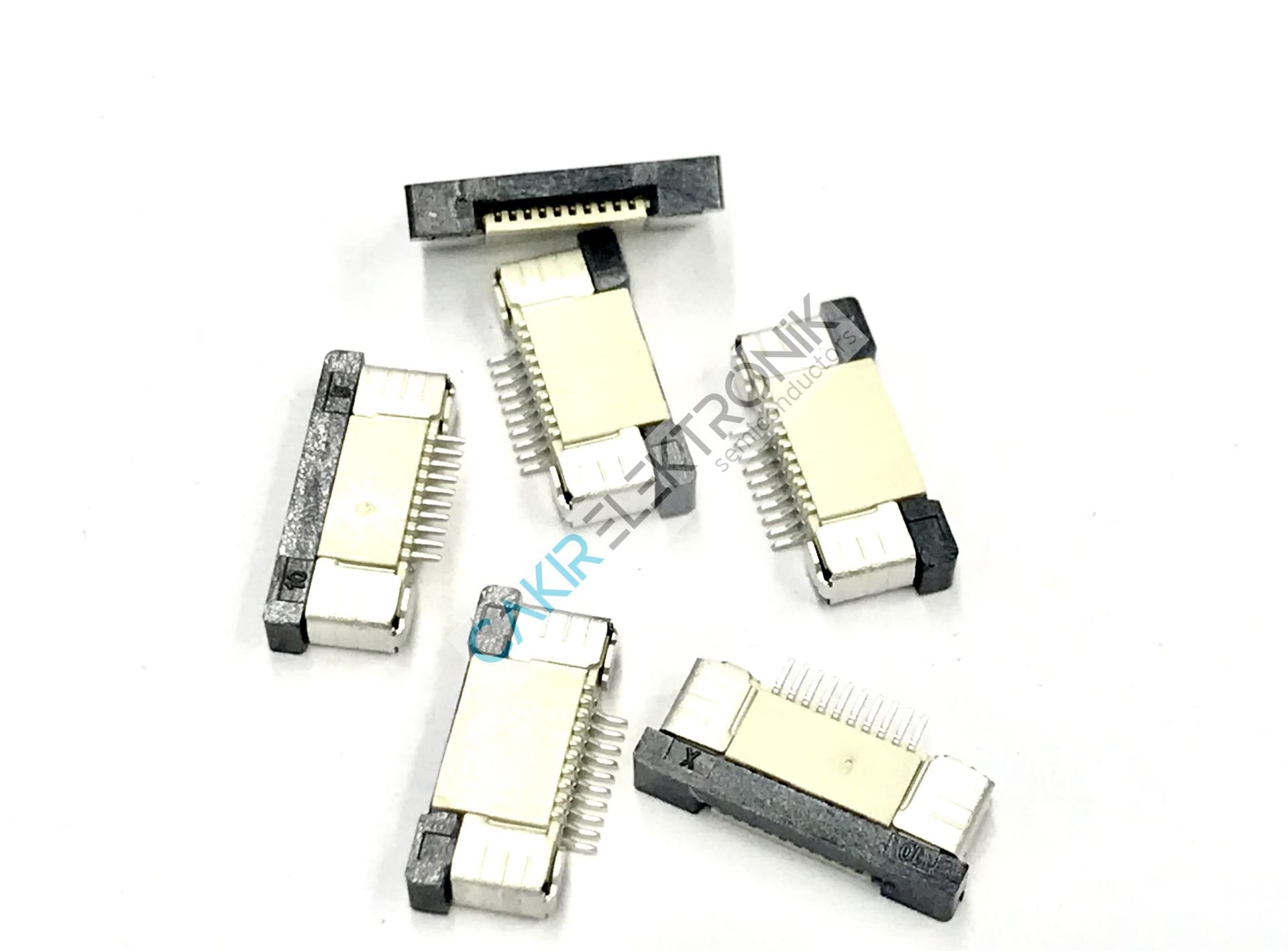 FFC SOCKET DR/UP 0.5MM-10P - FFC SOKET DR/UP 0.5MM-10PIN , FFC KONNEKTÖR 10PIN 0,5MM , FFC CONNECTOR 0,5M