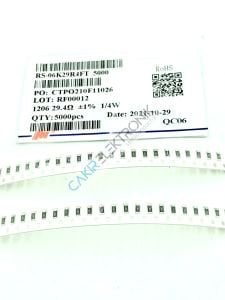 29.4R 1206 %1 - 29R4 1206 %1 , 29.4OHM - 29.4 1206 %1 25 ADETTİR