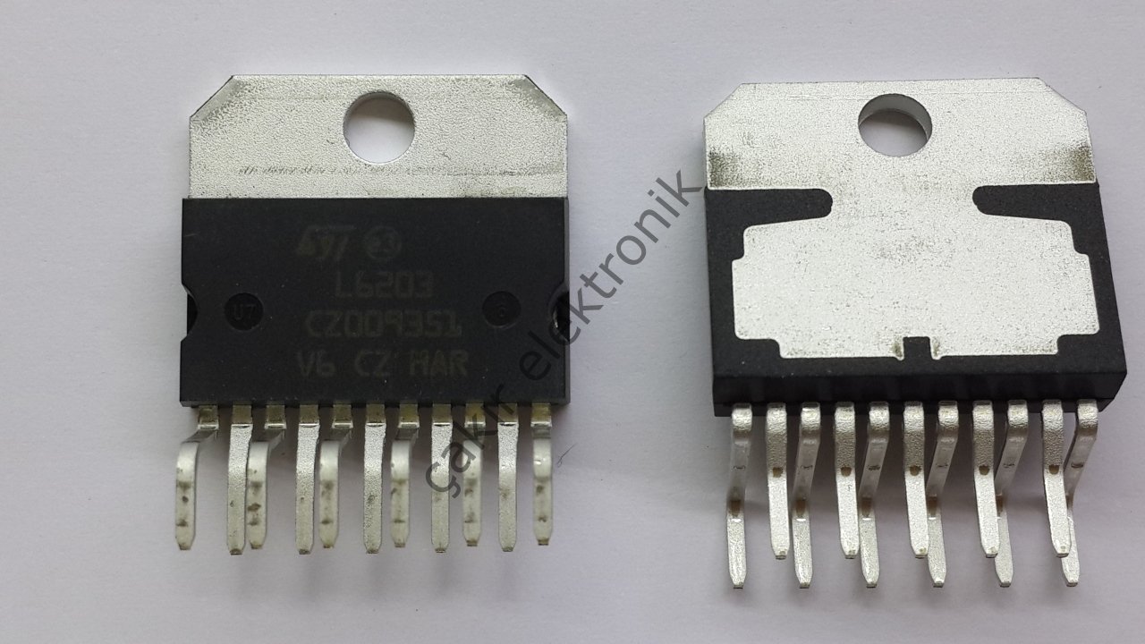 L6203 - DMOS FULL BRIDGE DRIVER - MOTOR DRİVER - MULTİWAT11