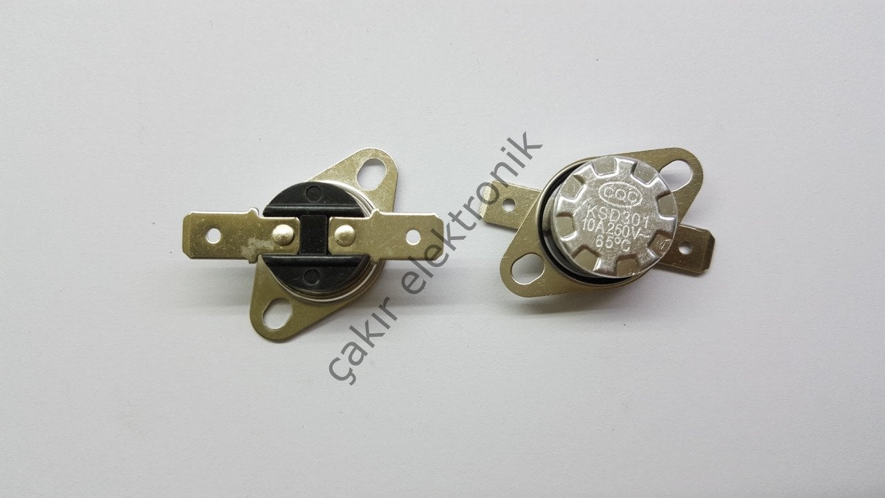 KSD301 - 65C - 65C° - N/C - TERMOSTAT - 65 DERECE 10A. 250V.