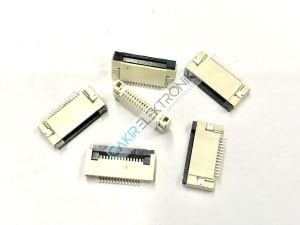 FFC SOCKET DR/DWN 0.5MM-14P - FFC SOKET DR/DWN 0.5MM-14PIN , FFC KONNEKTÖR 14PIN 0,5MM , FFC CONNECTOR 0,5MM