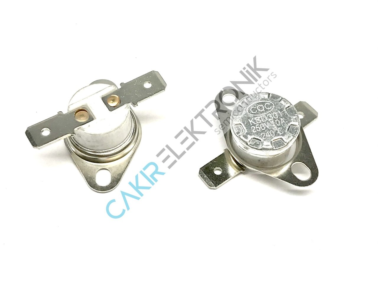 KSD301 - 240C - 240C° - N/C - SERAMİK TERMOSTAT - 240 DERECE 10A. 250V.