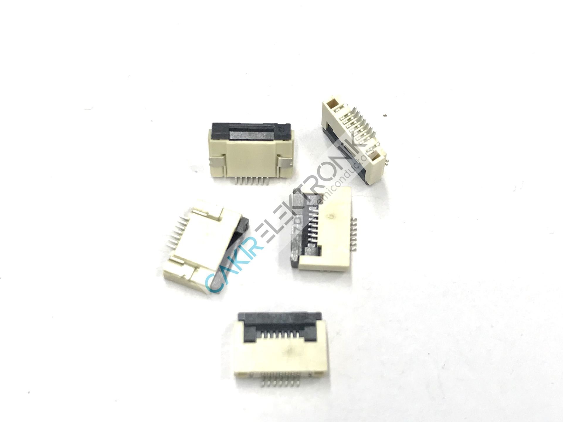 FFC SOCKET DR/DWN 0.5MM-7P - FFC SOKET DR/DWN 0.5MM-7PIN , FFC KONNEKTÖR 7PIN 0,5MM , FFC CONNECTOR 0,5MM
