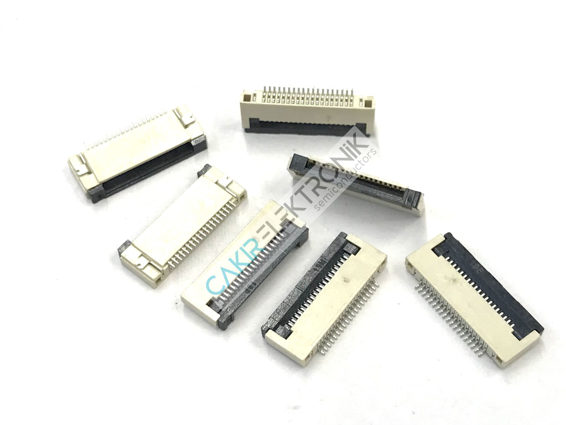FFC SOCKET DR/DWN 0.5MM-20P - FFC SOKET DR/DWN 0.5MM-20PIN , FFC KONNEKTÖR 20PIN 0,5MM , FFC CONNECTOR 0,5MM