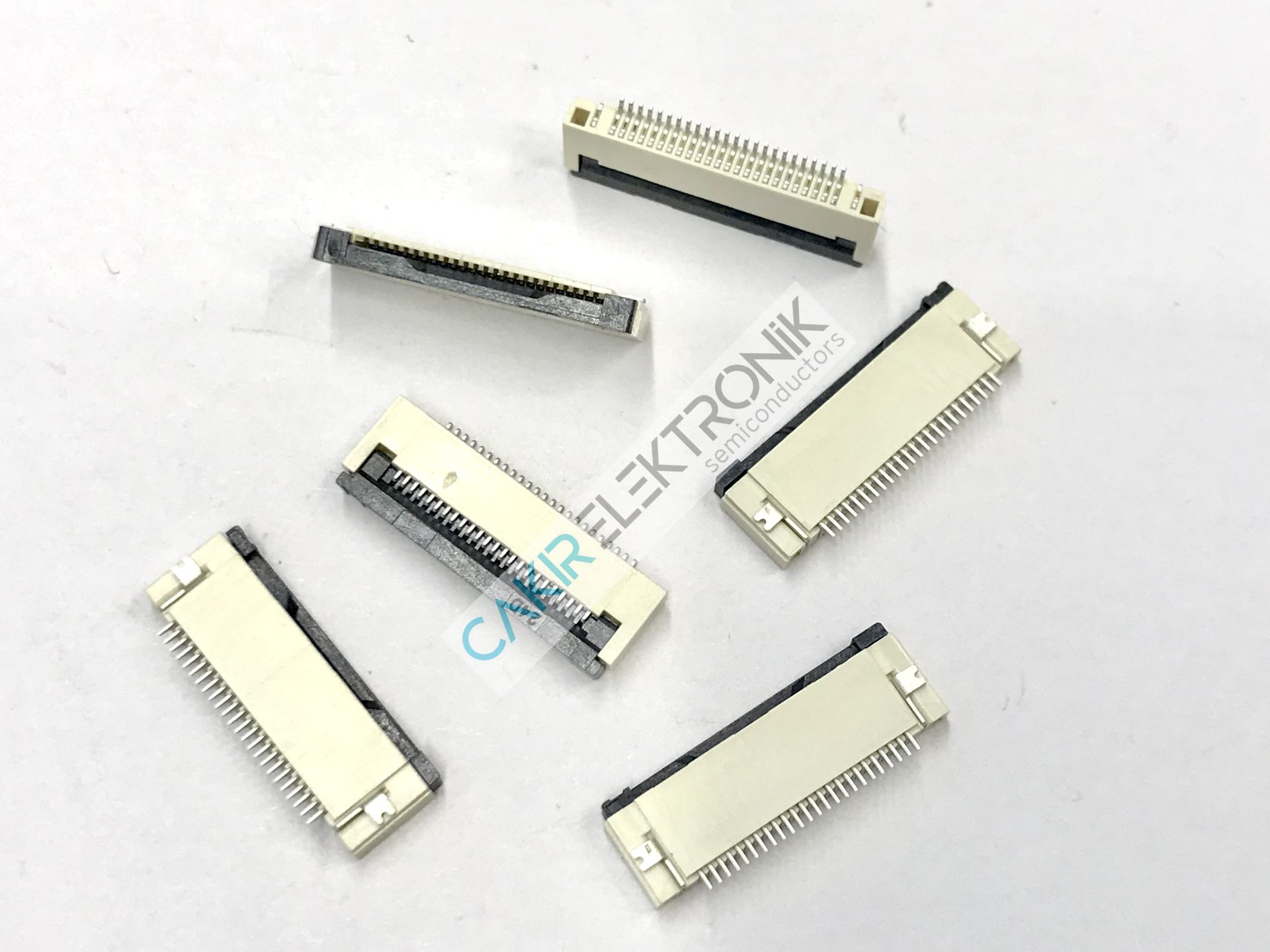 FFC SOCKET DR/DWN 0.5MM-24P - FFC SOKET DR/DWN 0.5MM-24PIN , FFC KONNEKTÖR 24PIN 0,5MM , FFC CONNECTOR 0,5MM