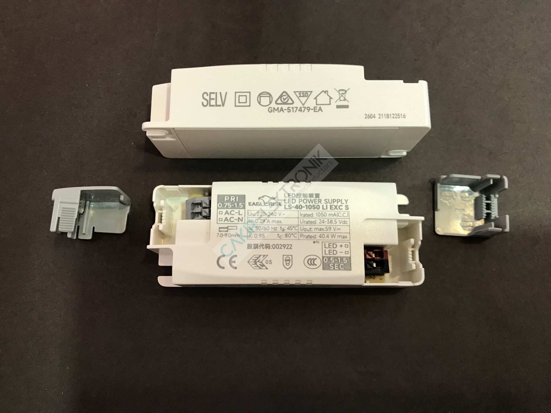 LS-40-1050 LI EXC S , LS40 1050 LI EXC S	40W	220-240VAC	1050mA	24-38.5V	89%	0.95	102*38.2*25mm