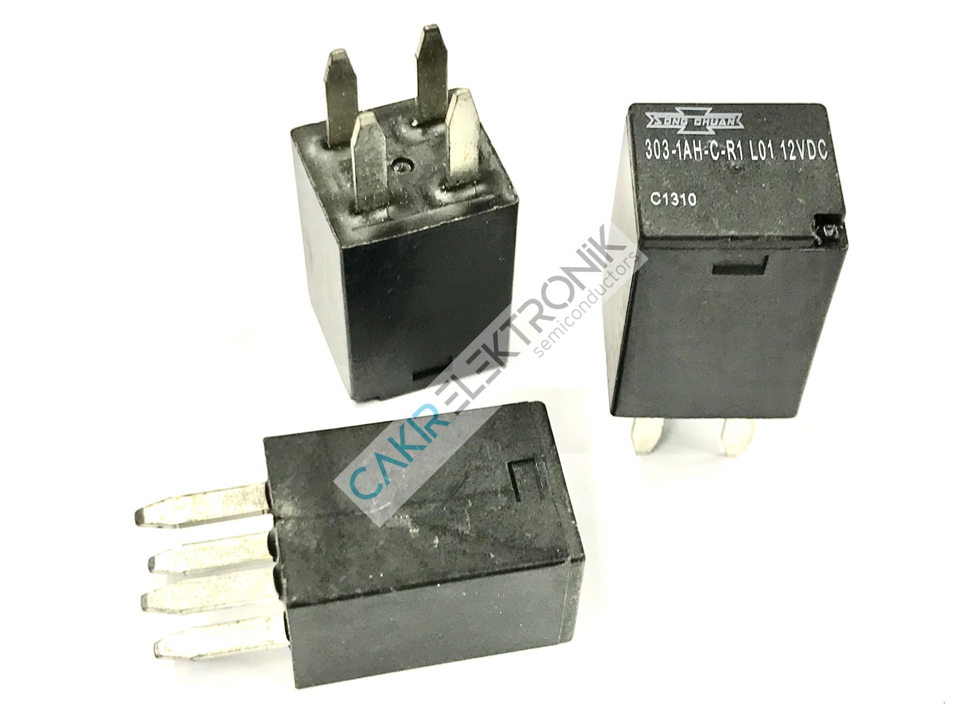 303-1AH-C-R1-L01 / 303-1AH-C-R1-U01 - 12V 4 PİN Otomotiv Röleleri RELAY, 1NO, 20A, 12VDC