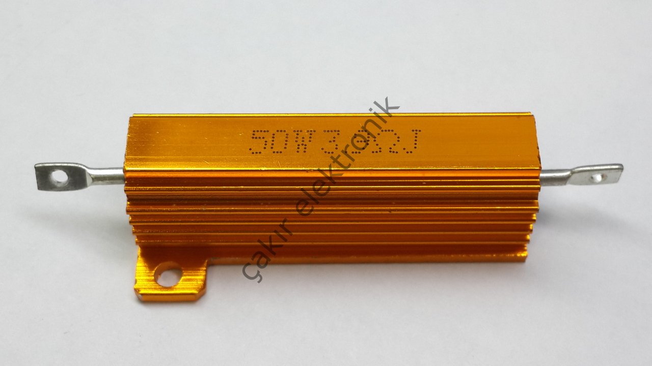 3,9R 50W - 3.9R 50W - 3R9 50W  ALUMINYUM  50W DİRENÇ RX24-50W
