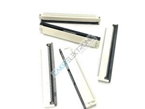 FFC SOCKET DR/DWN 0.5MM-50P - FFC SOKET DR/DWN 0.5MM-50PIN , FFC KONNEKTÖR 50PIN 0,5MM , FFC CONNECTOR 0,5MM