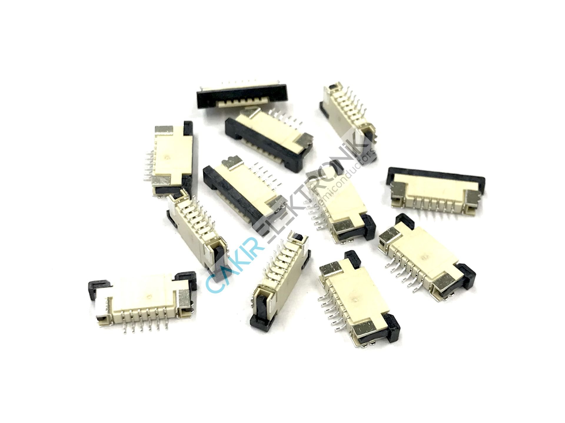 FFC SOCKET DR/UP 1.0MM-6P - FFC SOKET DR/UP 1.0MM-6PIN , FFC KONNEKTÖR 6PIN 1.0MM , FFC CONNECTOR 1MM