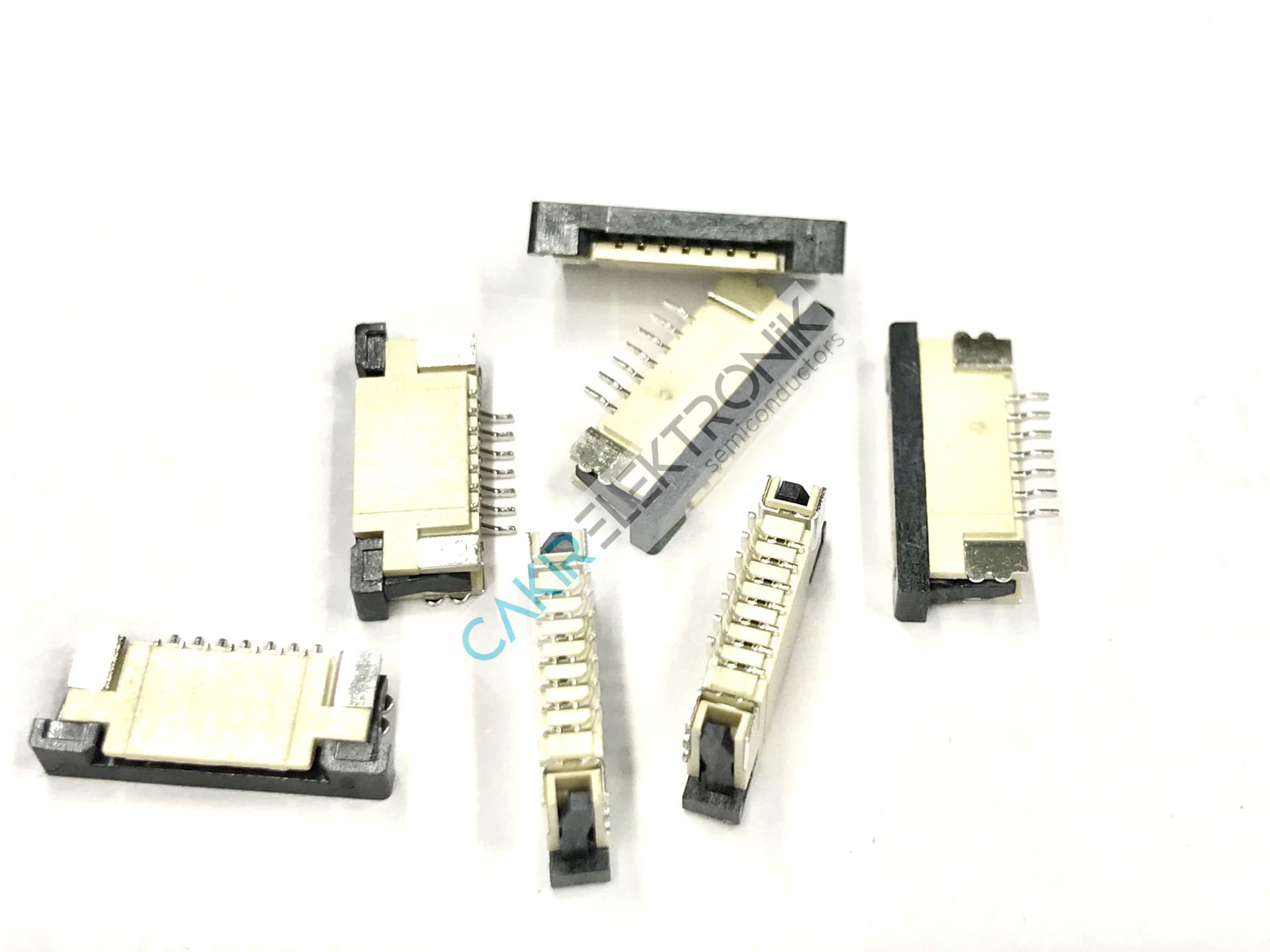 FFC SOCKET DR/UP 1.0MM-7P - FFC SOKET DR/UP 1.0MM-7PIN , FFC KONNEKTÖR 7PIN 1.0MM , FFC CONNECTOR 1MM