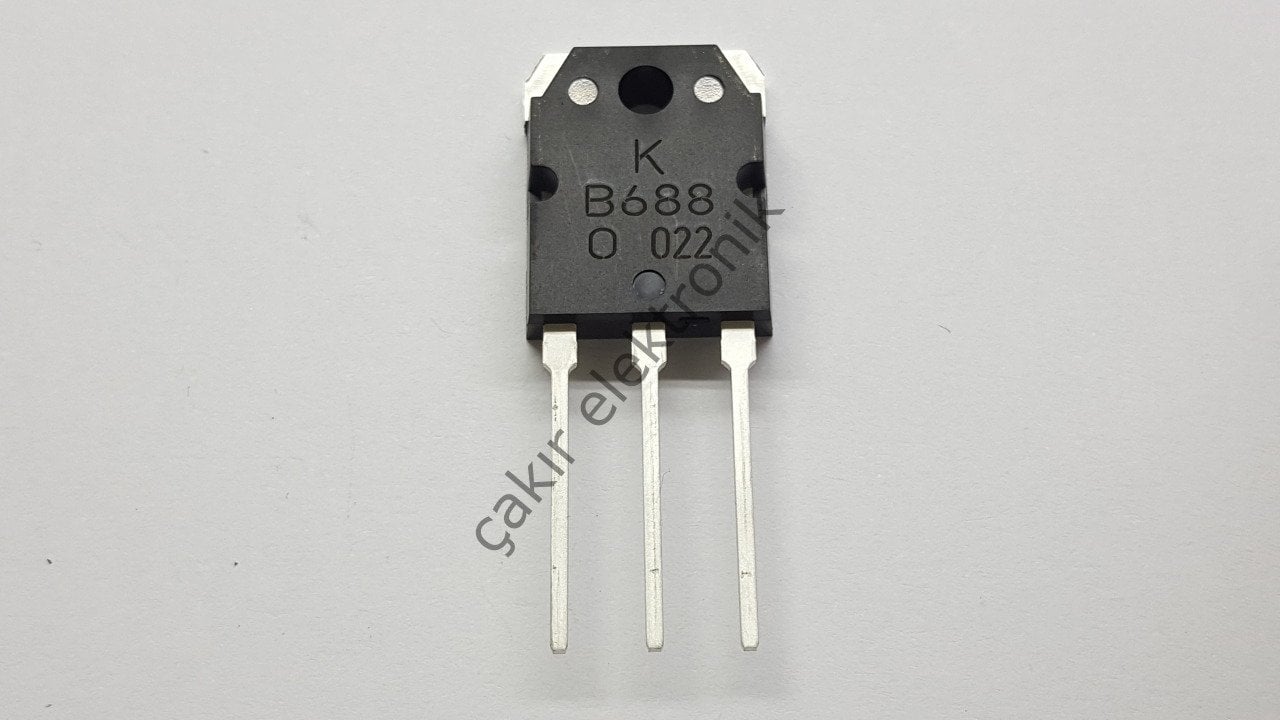KTB688 - 2SB688 - B688 - KTB688-O-U/P 120V 80W 10A PNP Transistör TO-3P