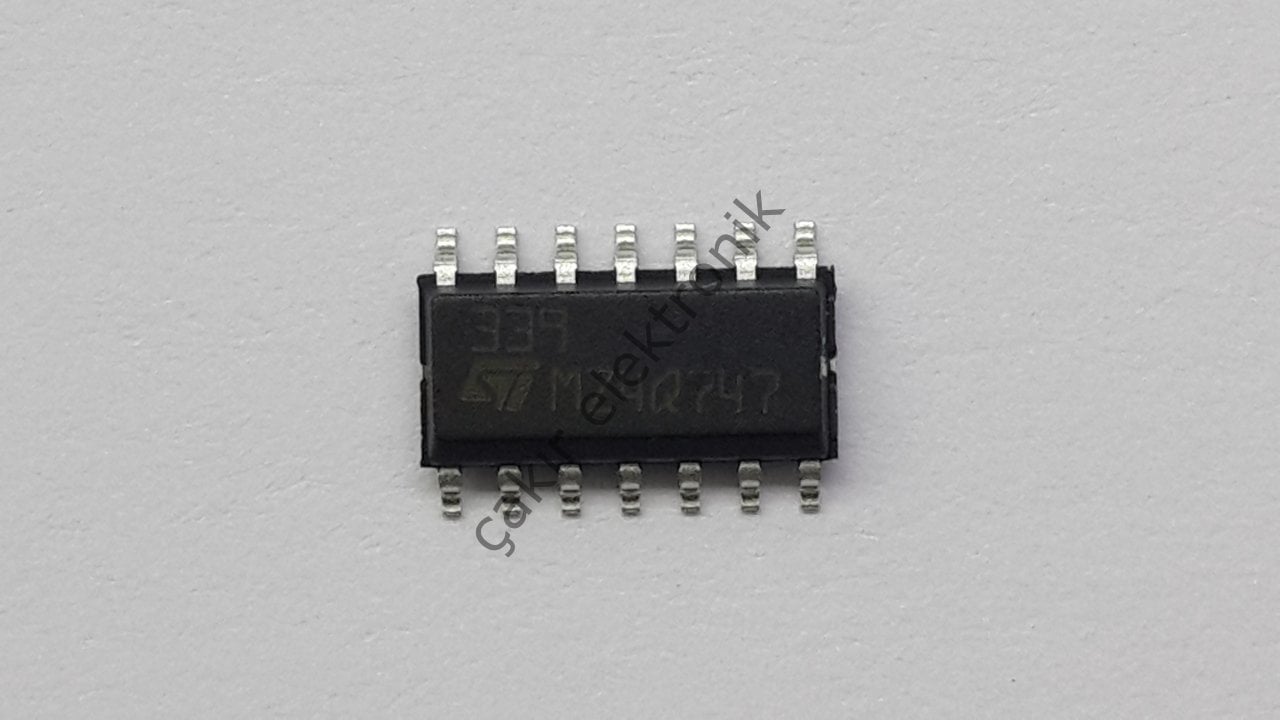 LM339 - LM339DT - LM339D SOIC14 - Quad Differential Comparators