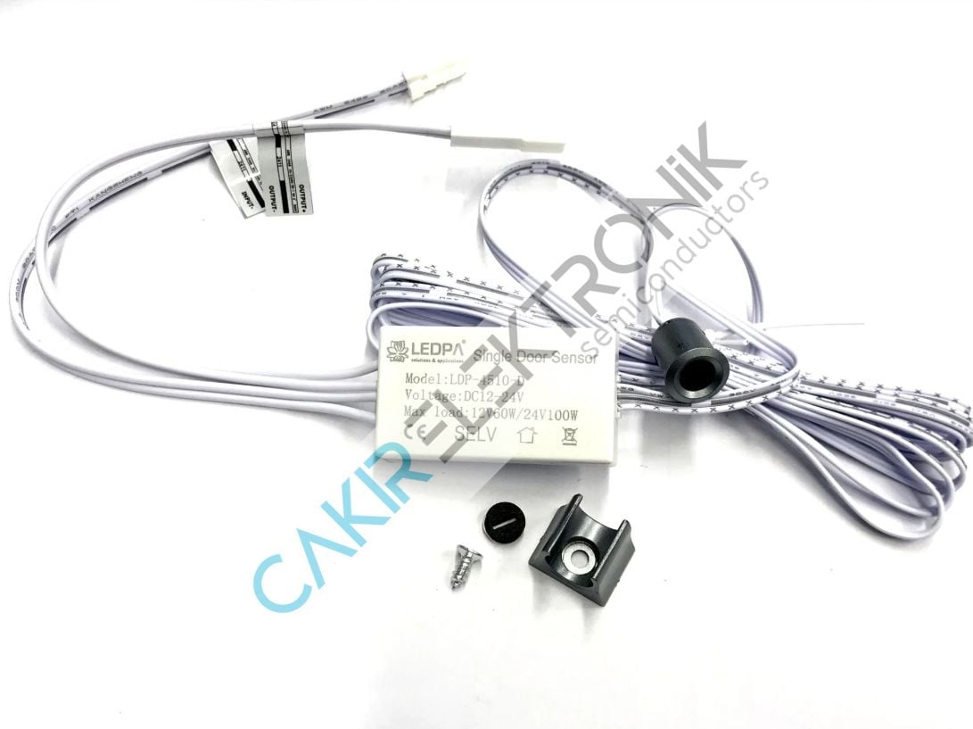MOBİLYA DOLAP SENSÖRÜ TEKLİ  , MOBİLYA SENSOR  ( MOBİLYA KAPAK SENSÖRÜ ) 12-24V DC  DOLAP KAPAK SENSÖRÜ ( TEK SENSÖRLÜ ) LDP-4510-D