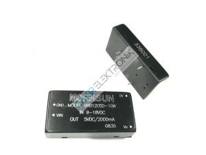 VRB1205D-10W - 10W DCDC CONVERTOR , VRB1205D-10WR2 ,  İNPUT 9-18V.  OUTPUT 5V. 2000MA