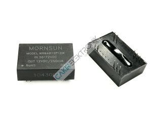 WRB4812P-3W - 4812 - 36-72V İNPUT - OUTPUT 12V. 250MA.