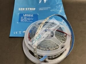 2835 120LED'Lİ , KIRMIZI , 10W/METRE 12V DC 5 METREDİR