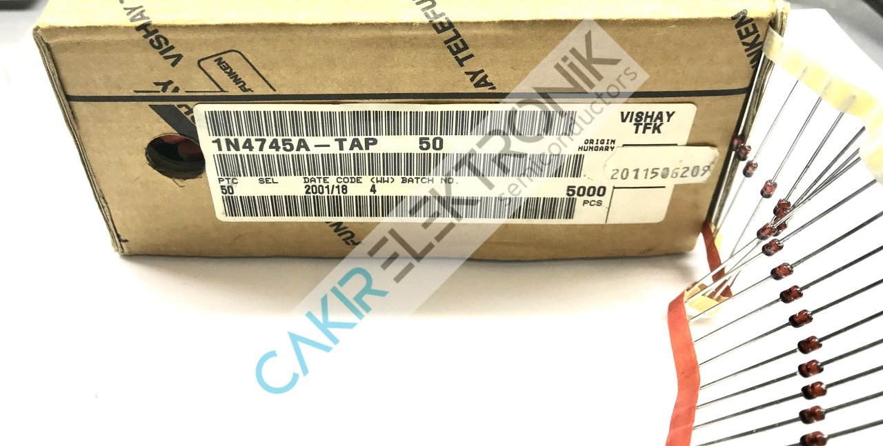 16V ZENER 1N4745A - 1N4745  16V  1WATT ZENER