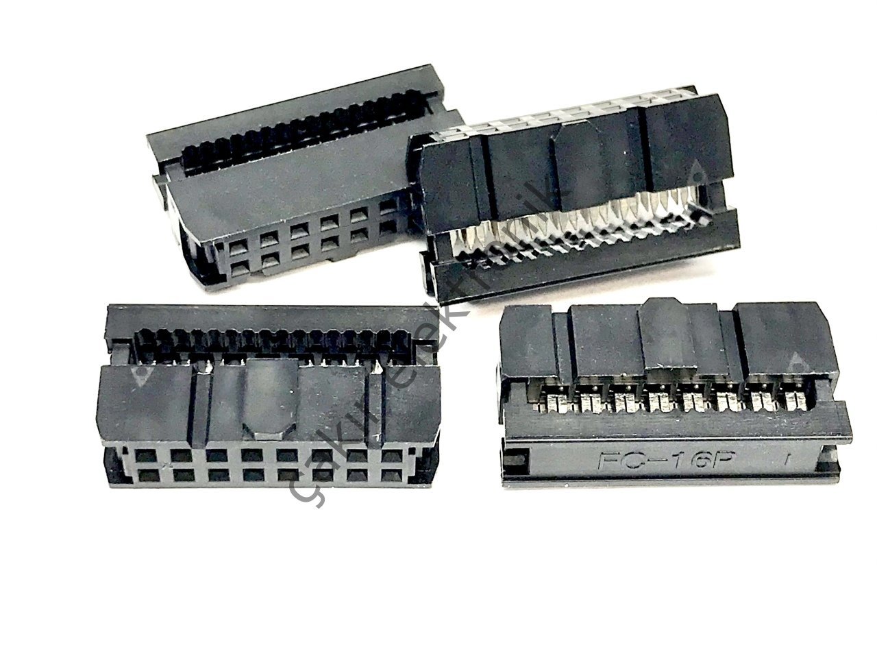 16PİN - 16LI - 16 LI - IDC SOKET DİŞİ - C-DS1016-SDBU - FLAT KABLO TİPİ