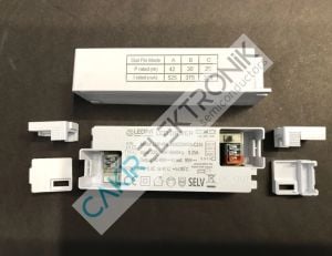 LEDPA LED DRIVER , 42W 25-40V ,  LDP-PNP042GZS0525-C233 , AKIM AYARLI LED DRIVER 310MA , 375MA , 525MA