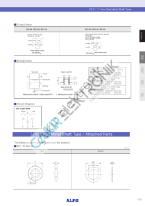 20MM Rotary Encoder Switch  EC111 - EC11 20MM