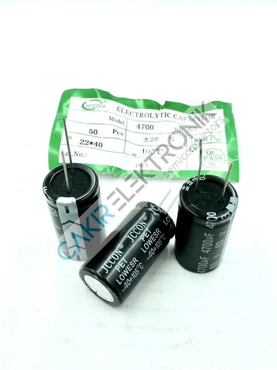 4700MF 63 - 4700UF 63V  22X40MM KONDANSATÖR