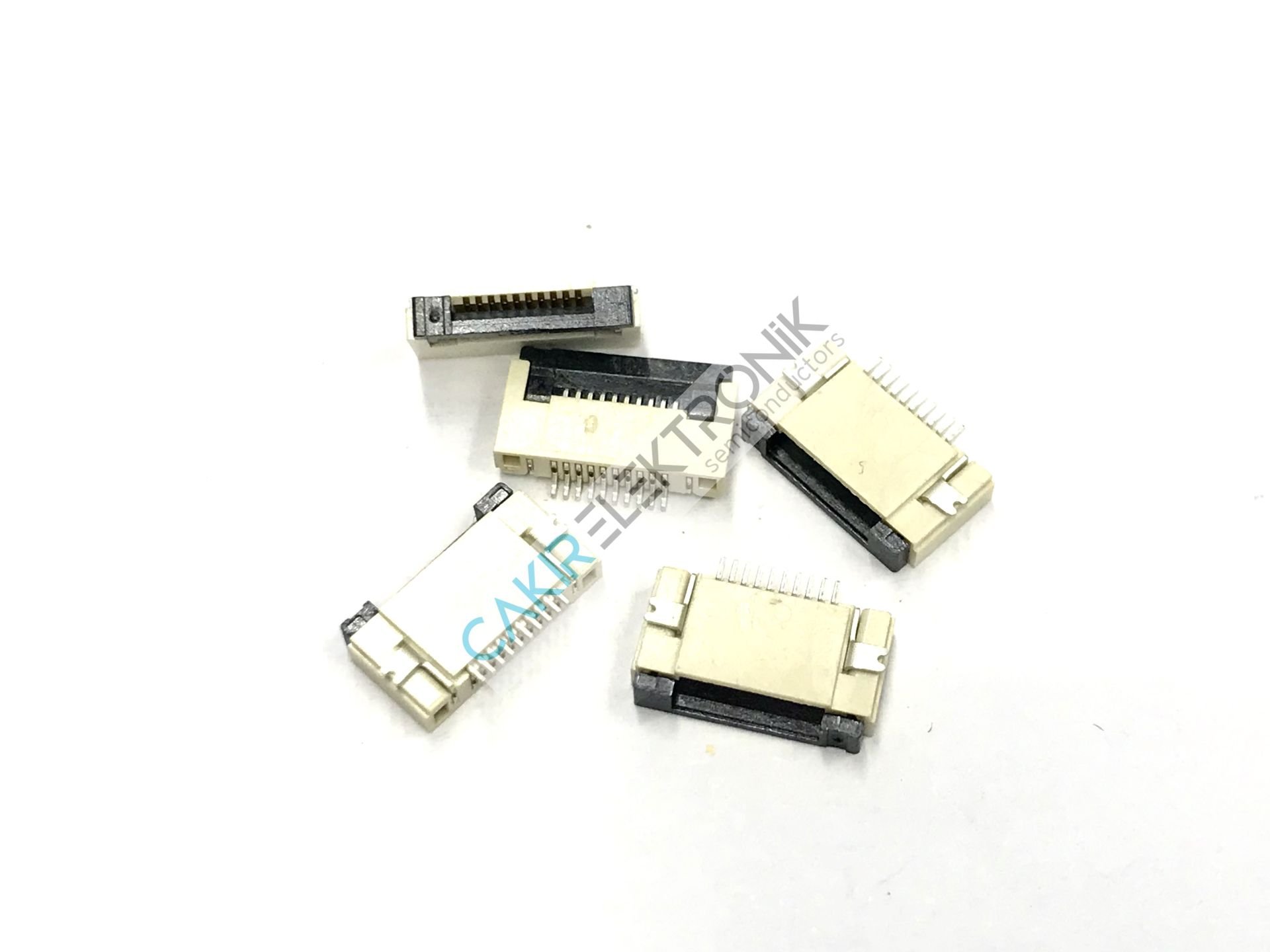 FFC SOCKET CV/DWN 0.5MM-10P - FFC SOKET CV/DWN 0.5MM-10PIN , FFC KONNEKTÖR 10PIN 0,5MM , FFC CONNECTOR 0,5MM