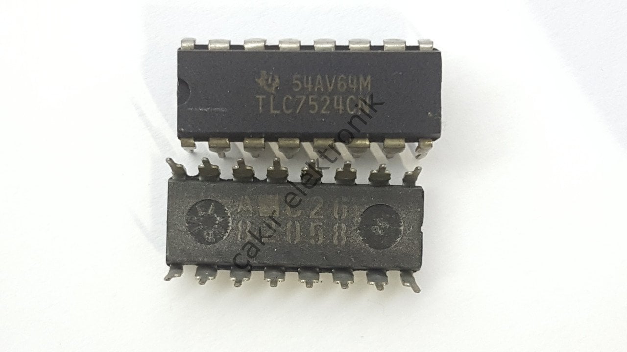 TLC7524CN - TLC7524 - 8-Bit Multiplying Digital-to-Analog Converters