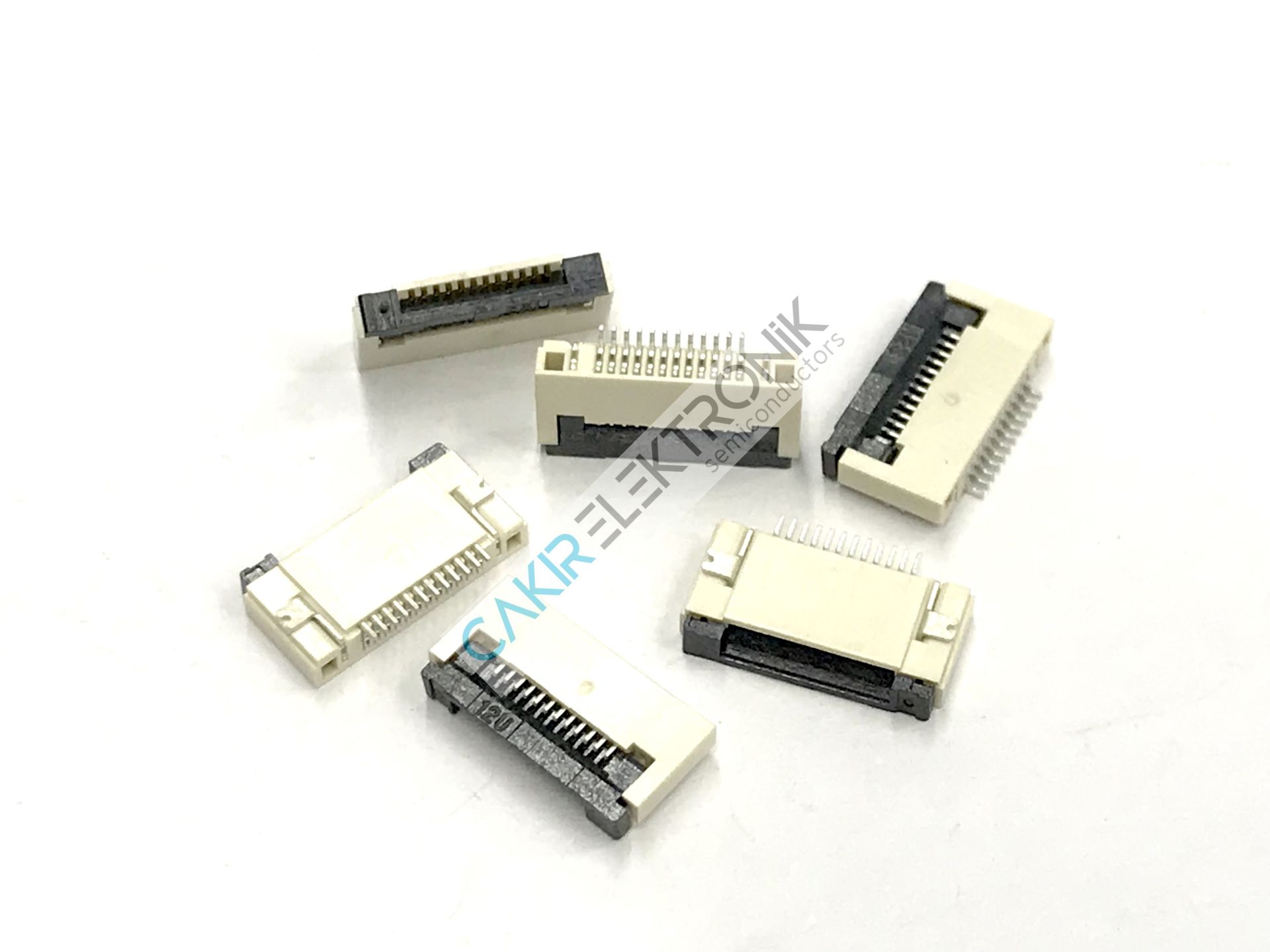 FFC SOCKET CV/DWN 0.5MM-12P - FFC SOKET CV/DWN 0.5MM-12PIN , FFC KONNEKTÖR 12PIN 0,5MM , FFC CONNECTOR 0,5MM