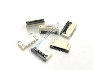 FFC SOCKET CV/DWN 0.5MM-12P - FFC SOKET CV/DWN 0.5MM-12PIN , FFC KONNEKTÖR 12PIN 0,5MM , FFC CONNECTOR 0,5MM